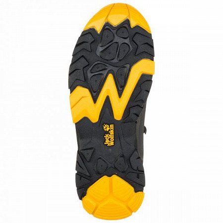 На картинке изображен Ботинки Jack Wolfskin Mtn Attack 2 Texapore Mid K grey Ботинки Jack Wolfskin Mtn Attack 2 Texapore Mid K grey