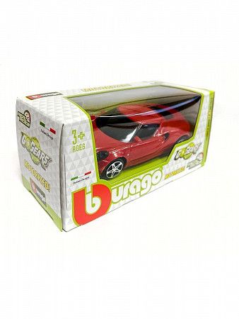 Машинка Bburago 1:43 Alfa Romeo 4C (18-30524) red