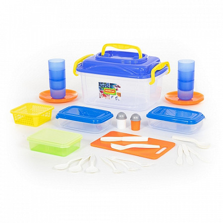 На картинке изображен Набор для пикника №7 Полесье на 6 персон 59161 Набор для пикника №7 Полесье на 6 персон 59161