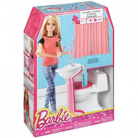 На картинке изображен Набор мебели Barbie для декора дома CFG65 CHR36 Набор мебели Barbie для декора дома CFG65 CHR36