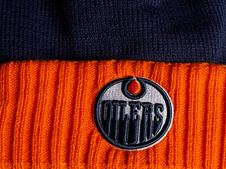 Шапка Atributika&Club NHL Edmonton Oilers 59238 navy/orange