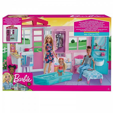 На картинке изображен Игровой набор Barbie Кукольный домик FXG54 Игровой набор Barbie Кукольный домик FXG54