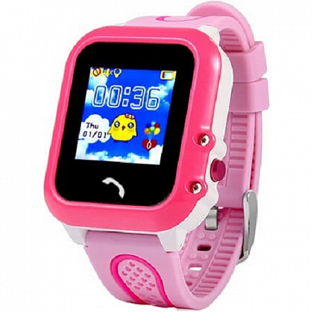 Смарт часы детские Wonlex Smart Baby Watch GW400E pink