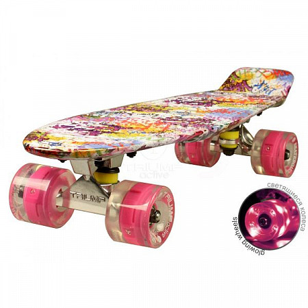 Penny board (пенни борд) Triumf Active Led Print Sweety 22" TLS-401G