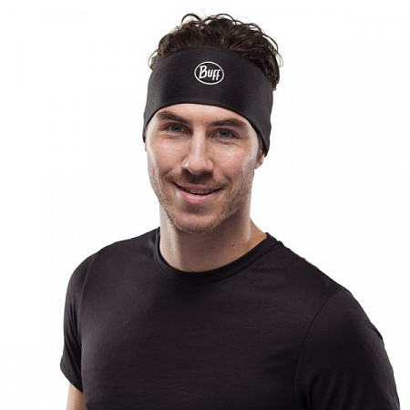 Головная повязка Buff CoolNet® UV+ Headband Solid Black