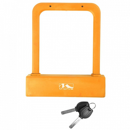 На картинке изображен Замок-скоба M-Wave 175х205мм orange 5-231097 Замок-скоба M-Wave 175х205мм orange 5-231097