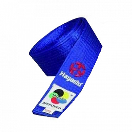 Пояс для каратэ Hayashi WKF blue 280 см