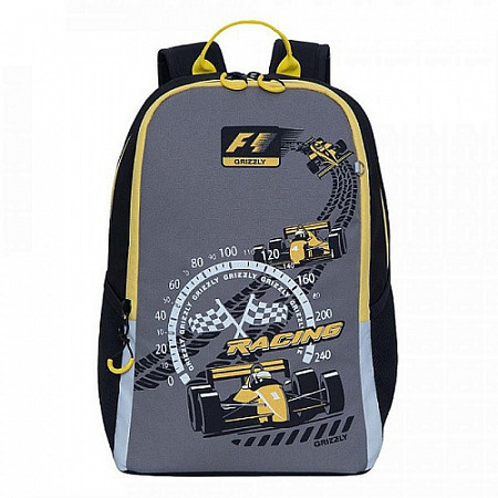 На картинке изображен Рюкзак школьный GRIZZLY RB-151-4 /3 yellow Рюкзак школьный GRIZZLY RB-151-4 /3 yellow
