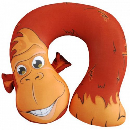 Подушка под шею Мнушки Горилла 2 коричневая Апш06обе09