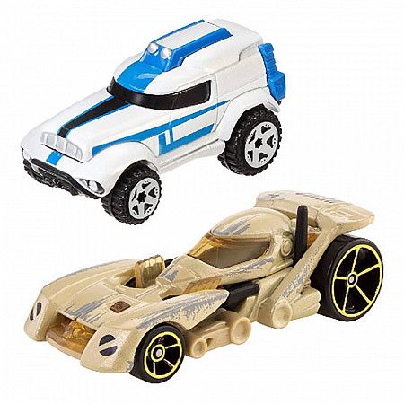 Набор машинок Hot Wheels Звездные войны Боевой дроид и Солдат-клон (CGX02)