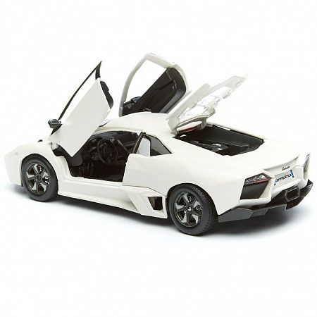На картинке изображен Машинка Bburago 1:24 Lamborghini Reventon (18-21041) Машинка Bburago 1:24 Lamborghini Reventon (18-21041)