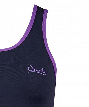 Майка гимнастическая детская Chanté Daniela CH210302020501K полиамид Black/Purple