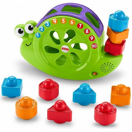 На картинке изображен Сортер Fisher Price Улитка FRB84 Сортер Fisher Price Улитка FRB84