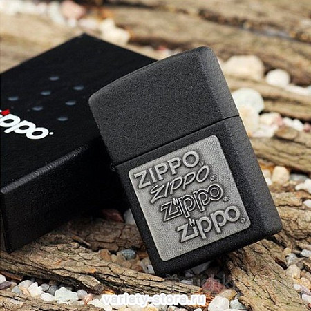 Зажигалка Zippo Pewter in Black Crackle 363