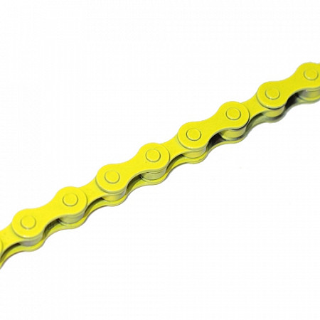 Цепь KMC z410 1 скорость 1/2"x1/8"x112 yellow ZTB98176