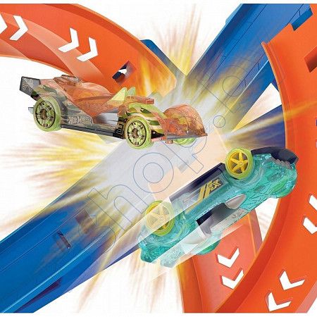 На картинке изображен Трек Hot Wheels Скоростное крушение по спирали (HGV67) Трек Hot Wheels Скоростное крушение по спирали (HGV67)