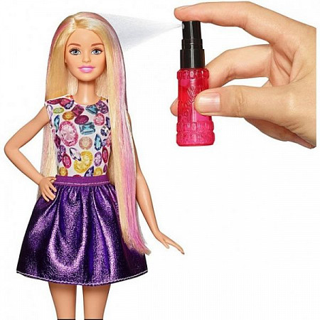 Игровой набор Barbie Цветные локоны DWK49