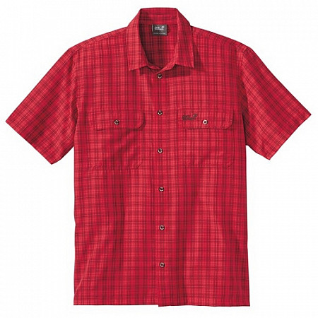 Рубашка мужская Jack Wolfskin Tumbleweed red
