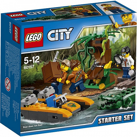 На картинке изображен Конструктор LEGO City Джунгли 60157 Конструктор LEGO City Джунгли 60157