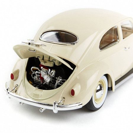 Машинка Bburago 1:18 Volkswagen Kafer-Beetle 1955 (18-12029) cream