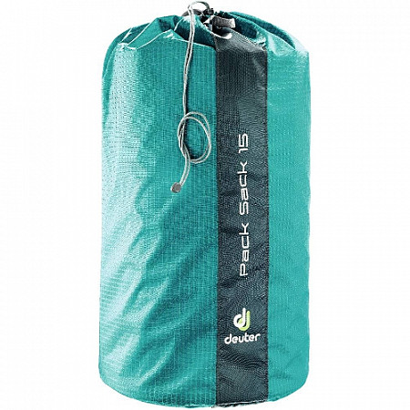 На картинке изображен Упаковочный мешок Deuter Pack Sack 15 3940916-3026 petrol (2021) Упаковочный мешок Deuter Pack Sack 15 3940916-3026 petrol (2021)