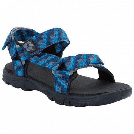 На картинке изображен Сандалии детские Jack Wolfskin Seven Seas 2 Sandal B glacier blue Сандалии детские Jack Wolfskin Seven Seas 2 Sandal B glacier blue