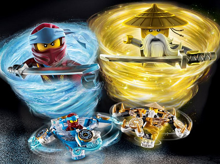 Конструктор LEGO Ния и Ву Мастера Кружитцу 70663