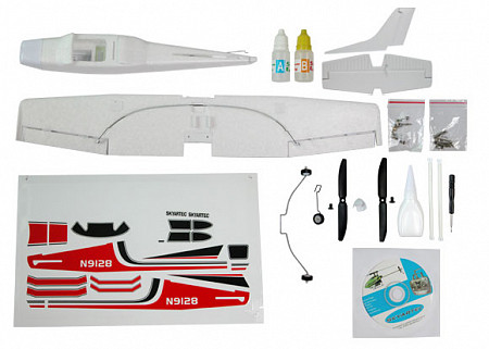 Набор для сборки самолета Skyartec Cessna 182 Mini MNCE01-3 