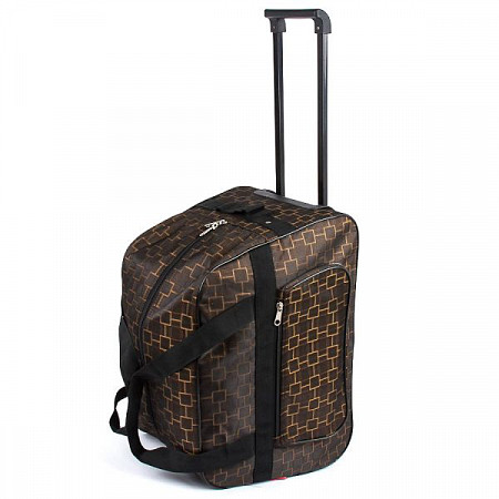 Дорожная сумка на колесах Stels 612 dark brown