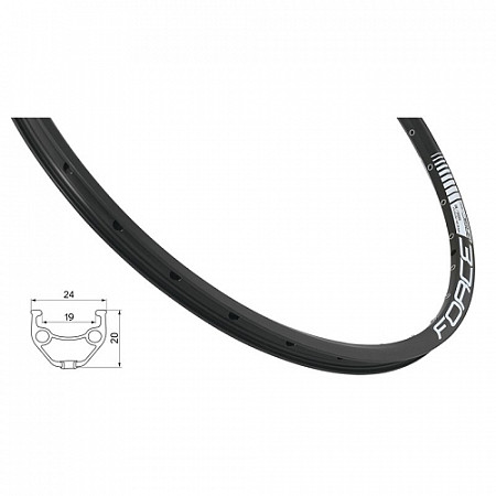 Обод Force Basic Disk 559x19 26" 70237 black