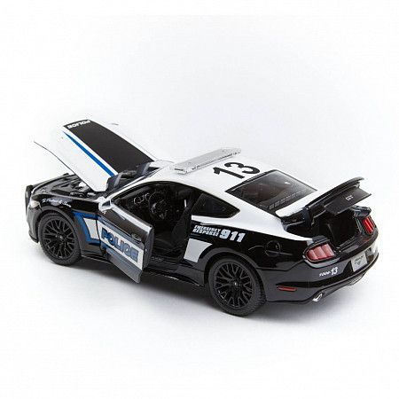 Машинка Maisto 1:18 2015 Ford Mustang GT (31397) black/white