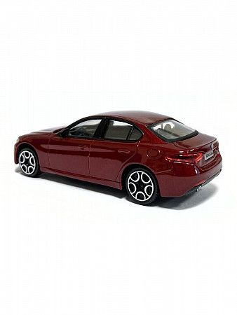 Машинка Bburago 1:43 Alfa Romeo Giulia (18-30000/18-30329) red