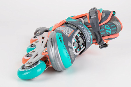 На картинке изображен Роликовые коньки Tech Team Azart 2021 pink Роликовые коньки Tech Team Azart 2021 pink