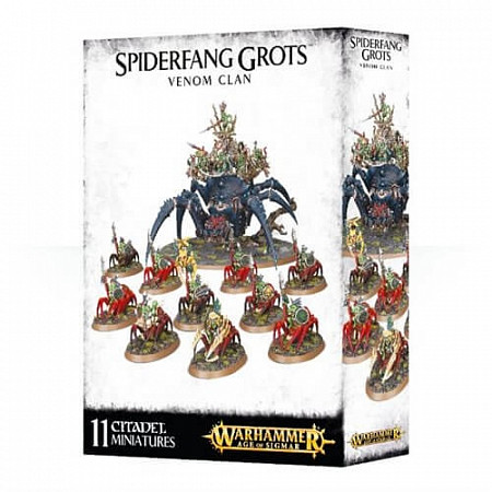 На картинке изображен Фигурки Games Workshop Warhammer: Spiderfang Grotz Venom Clan Фигурки Games Workshop Warhammer: Spiderfang Grotz Venom Clan
