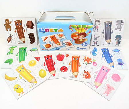 Пазл-игра для детей Десятое Королевство Цвета 02639