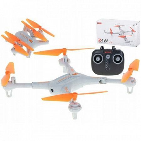 Квадрокоптер SYMA Z4w white/orange