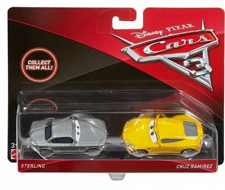 Набор машин Mattel Тачки 3 Стерлинг и Крус Рамирес DXV99 DXW02