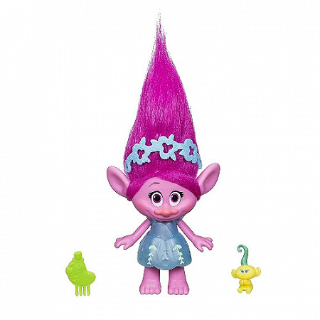 Игровой набор Trolls Тролли c заколочками для волос (E0144) pink