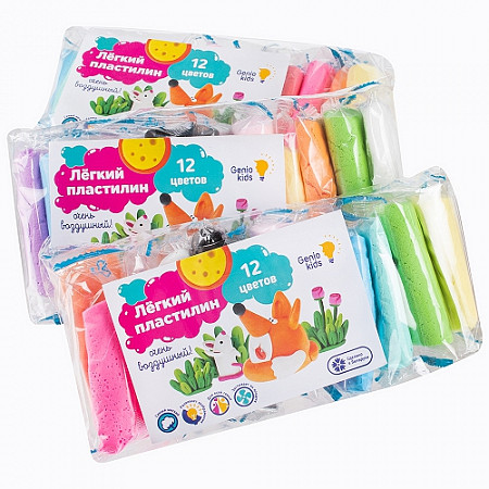 Набор для лепки Genio Kids Легкий  пластилин TA1710SP