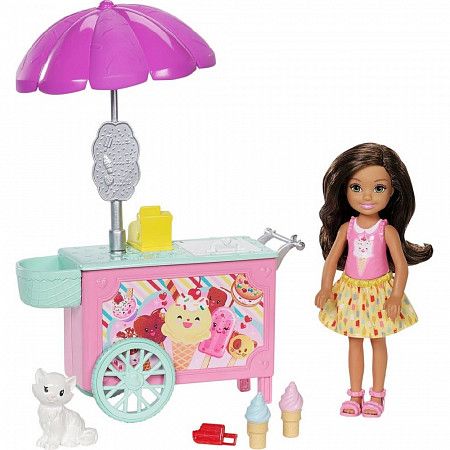 На картинке изображен Игровой набор Barbie Челси и зверушка FDB32 FDB33 Игровой набор Barbie Челси и зверушка FDB32 FDB33