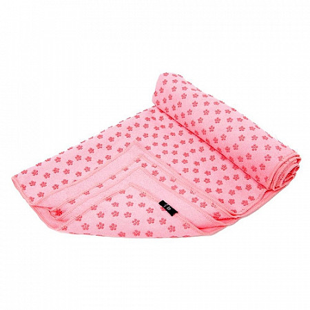 Коврик-полотенце для йоги Body Form 173x61 см BF-YT09 pink