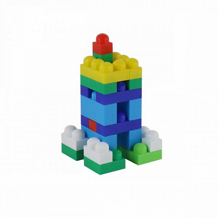 Конструктор Полесье Великан 162 элемента в мешке 7710