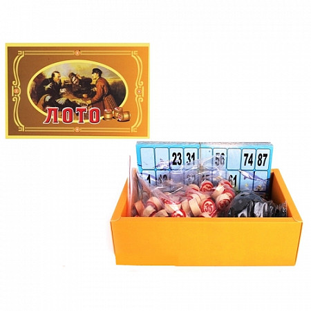 На картинке изображен Настольная игра Лото 090C Настольная игра Лото 090C