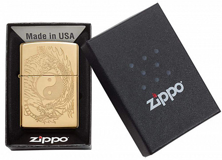 Зажигалка Zippo Tiger and Dragon Design 49024