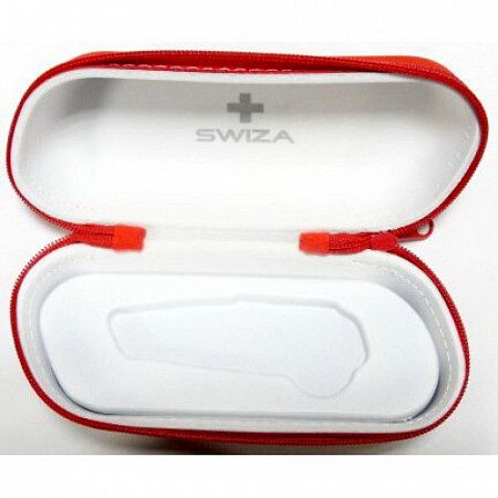 На картинке изображен Футляр для ножа Swiza XSP-1006 red Футляр для ножа Swiza XSP-1006 red