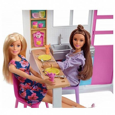 На картинке изображен Игровой набор Barbie Кукольный домик FXG54 Игровой набор Barbie Кукольный домик FXG54