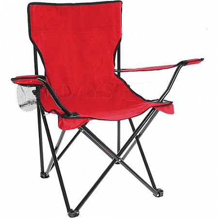 На картинке изображен Кресло туристическое складное Sundays SN-CC001-3 Red Кресло туристическое складное Sundays SN-CC001-3 Red
