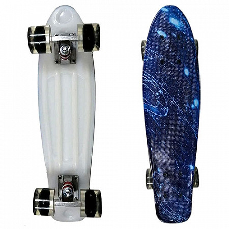 На картинке изображен Penny board (пенни борд) Display Space/black LED Penny board (пенни борд) Display Space/black LED