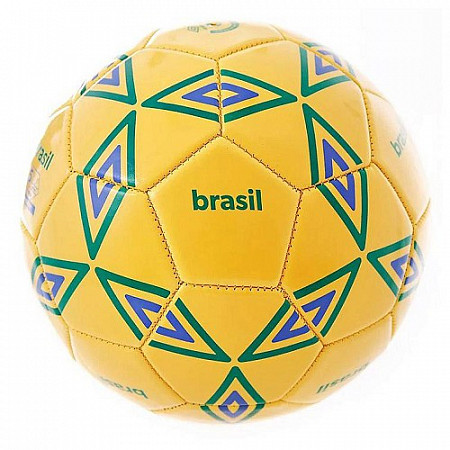 Мяч футбольный Umbro Brasil Ceramica Supporter Ball 25563U-ЗВО №5 Yewllow/Blue/Green