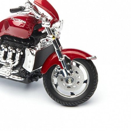 На картинке изображен Мотоцикл Bburago 1:18 Triumph Rocket III (18-51000/18-51039) Мотоцикл Bburago 1:18 Triumph Rocket III (18-51000/18-51039)